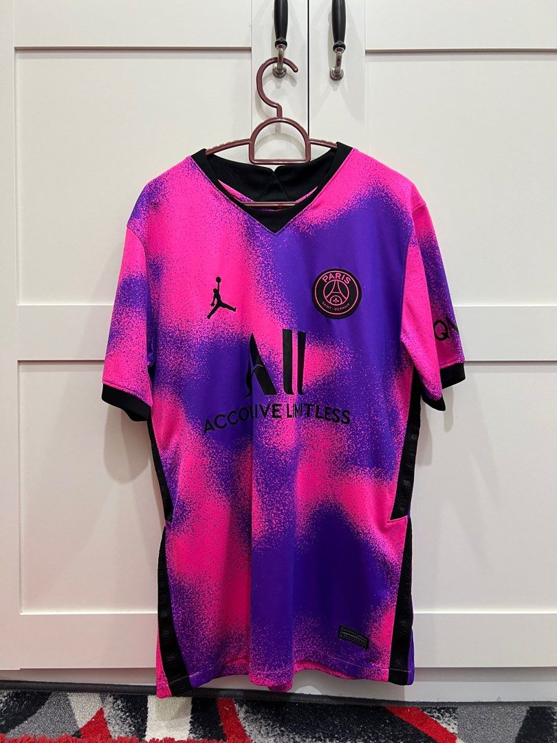 PSG x Jordan jersey used Men s Fashion Activewear on Carousell