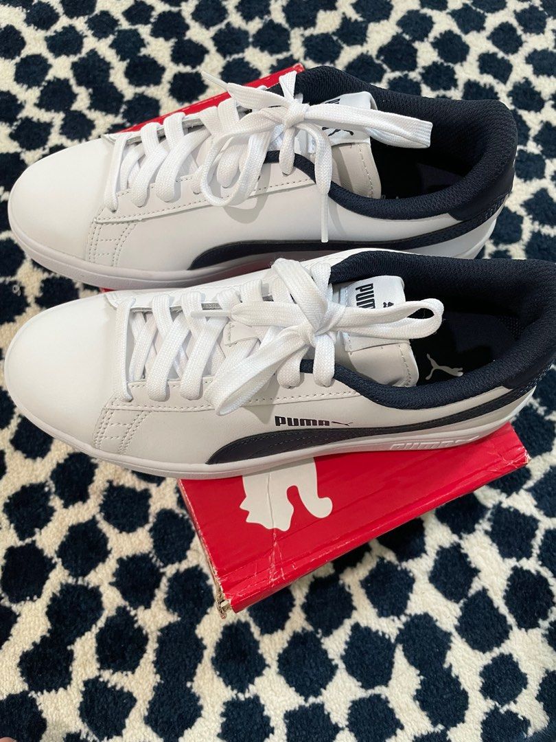 Puma smash v2 peacoat white clearance