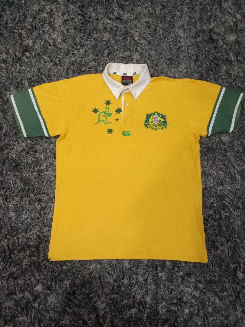 T-shirt Supporter Australie Wallabies Canterbury - Homme Taille XL - Édition Supporter - Occasion