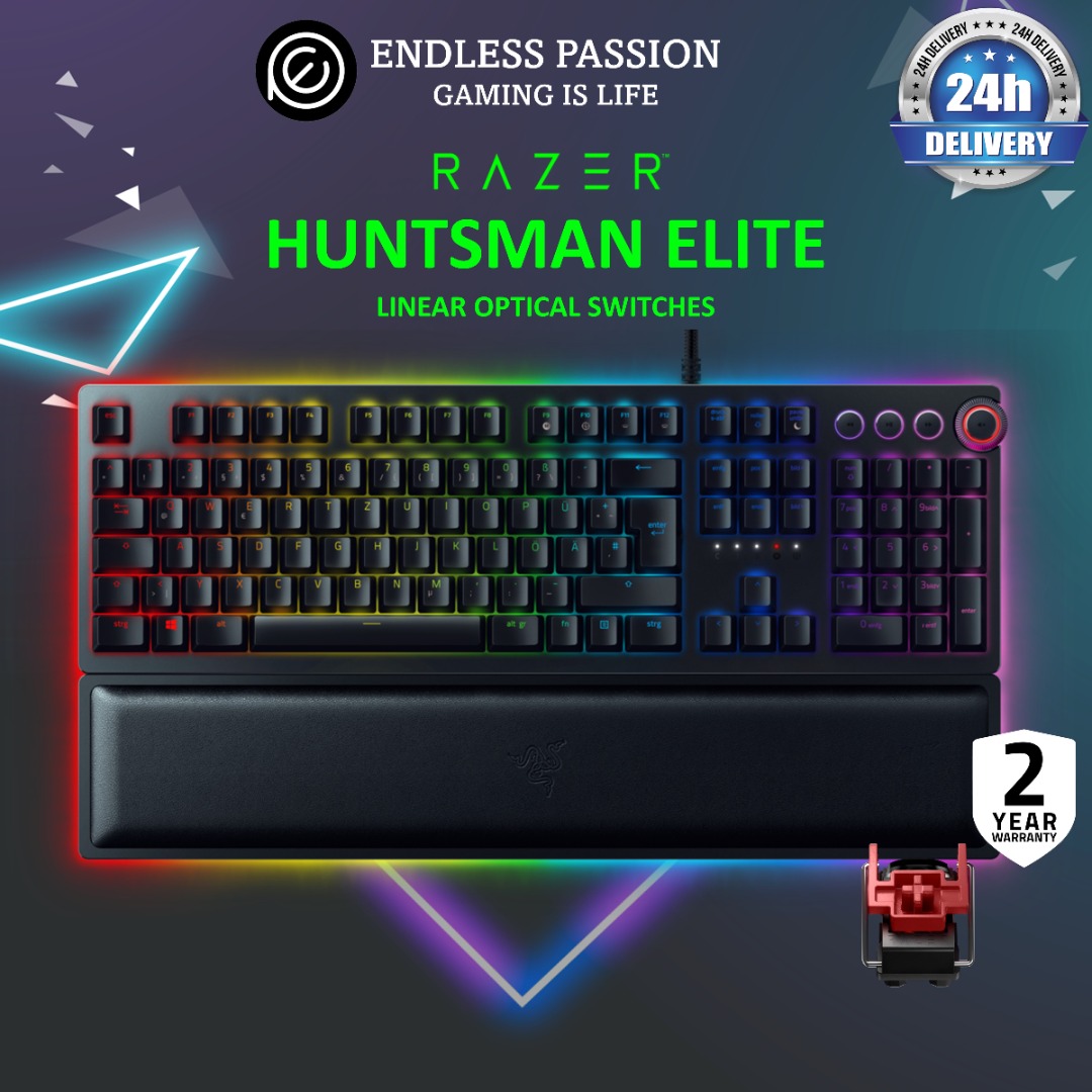Razer Huntsman Elite Gaming Keyboard Optical Linear Switch Computers And Tech Parts 5844