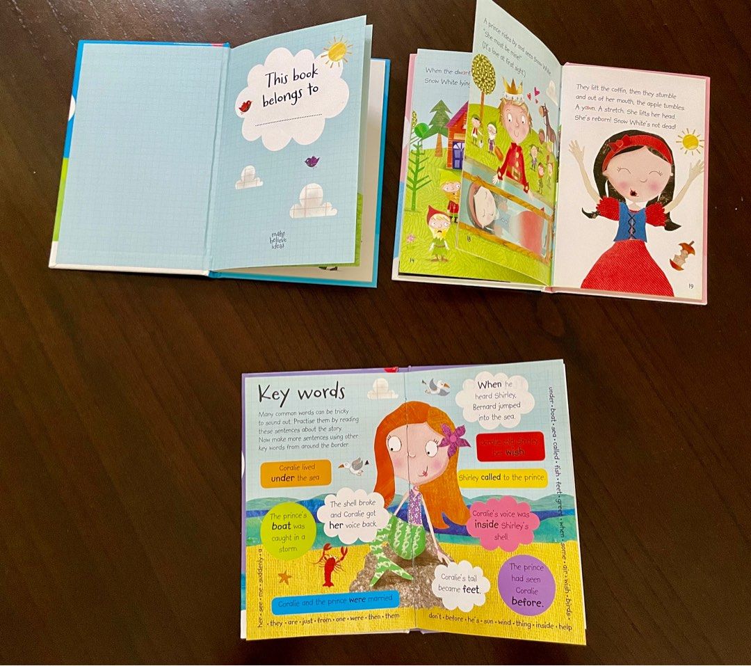 Reading with Phonics : Hansel & Gretel, Snow White, Little Mermaid
