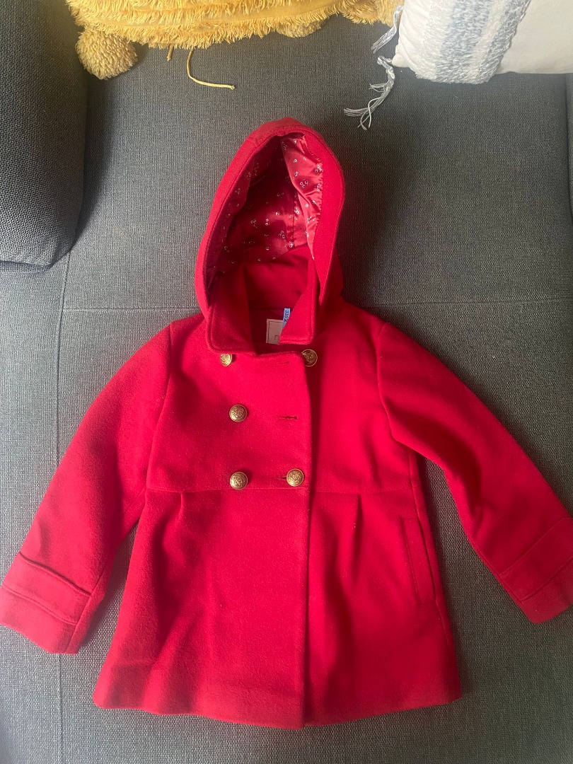 Red discount coat baby