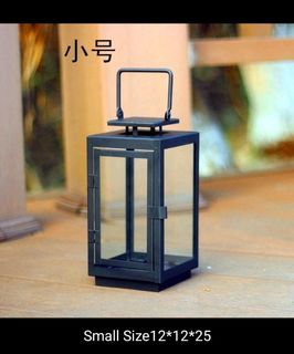 Lights4fun, Inc. 12.5 Black Metal Battery Operated LED Flameless Candle Lantern Light for Indoor & Outdoor Use