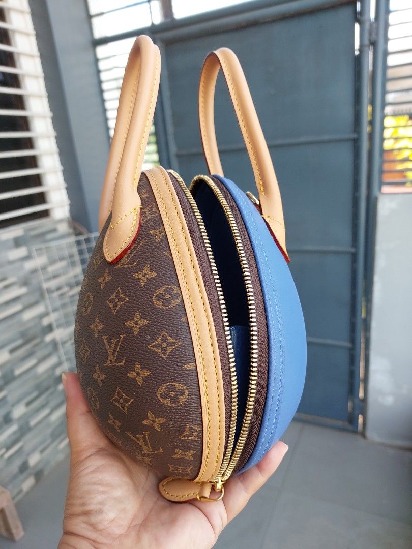 Louis Vuitton Monogram Canvas and Leather LV Egg Bag