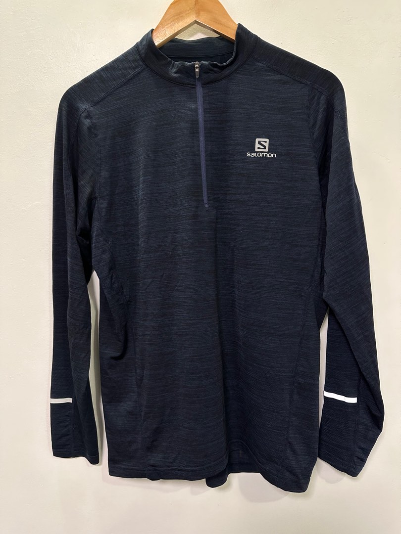 SALOMON Quarter Zip Base Layer, Men's Fashion, Tops & Sets, Swim Top