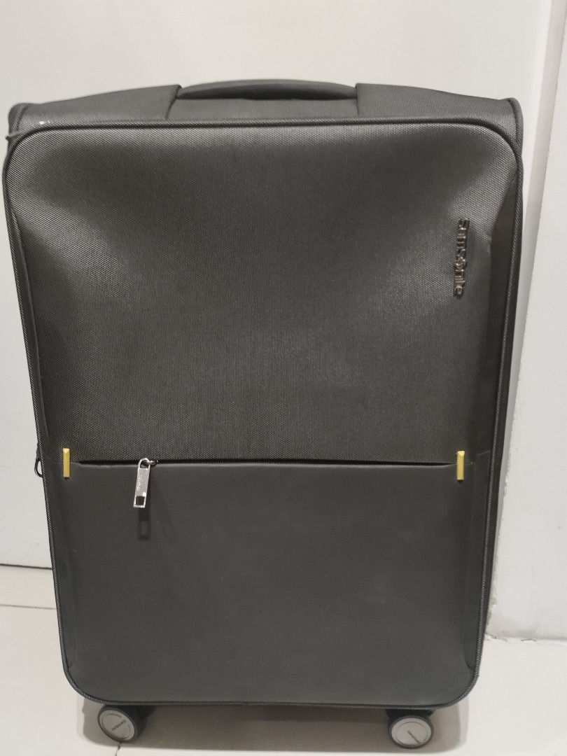 Samsonite strarium softcase med grey, Luxury, Bags & Wallets on Carousell