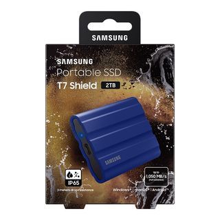 SAMSUNG T7 Portable SSD 500GB Titan Gray, Up-to 1,050MB/s, USB 3.2 Gen2  (MU-PC500T/AM) 