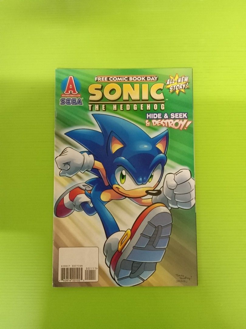 Sonic: The Rematch - FCBD #1 ( Tracy Yardley - Cover Art ) Archie Comic ...