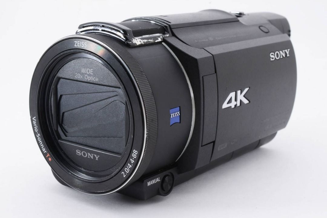 SONY FDR-AX55 攝影機Handycam 4K 索尼操作未檢查, 攝影器材, 攝錄機