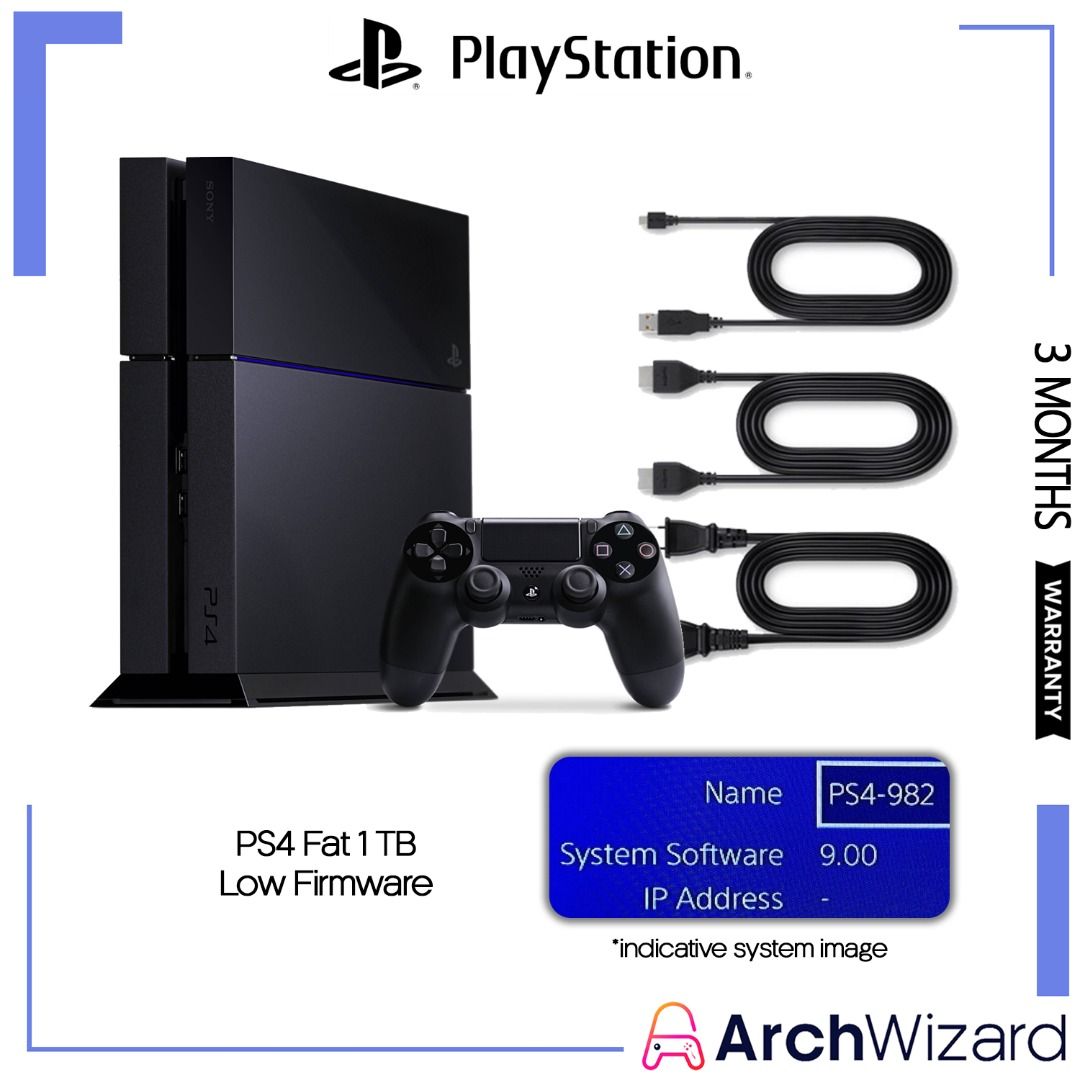 Sony PlayStation 4 Low Firmware PS4 Fat PS4 Slim PS4 Pro