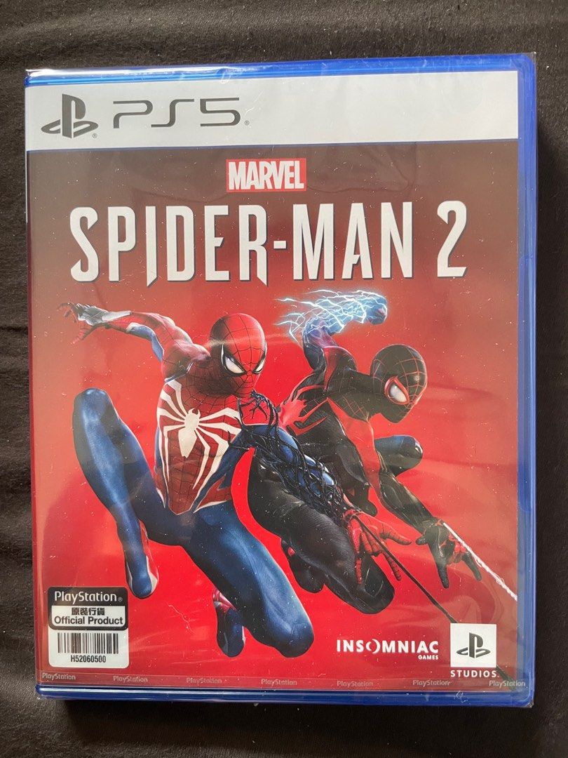 Sony PS5 Game Spiderman 2 Marvel exclusive (Category: PlayStation) located in Manila. Submitted by agsbeagle888 (Listing ID 1262028897, Image 1). Description: Game Overview!! The latest Spiderman game exclusive for PS5 BE GREATER. TOGETHER. Spider-Men, Peter Parker and Miles Morales, return for an exciting new adventure in the critically acclaimed Marvel’s Spider-Man franchise for PS5. Swing, jump and utilize the new Web Wings to travel across Ma