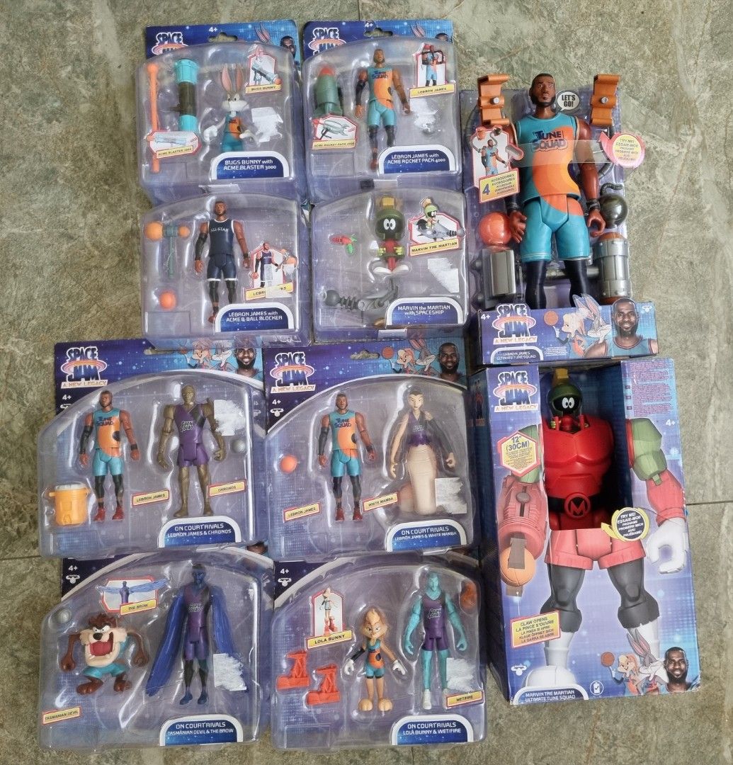 Space Jam Legacy Huge Bundle Lot of 10 LeBron Looney tunes, Hobbies