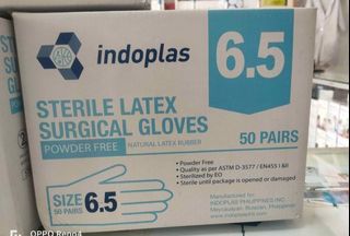 Sterile gloves