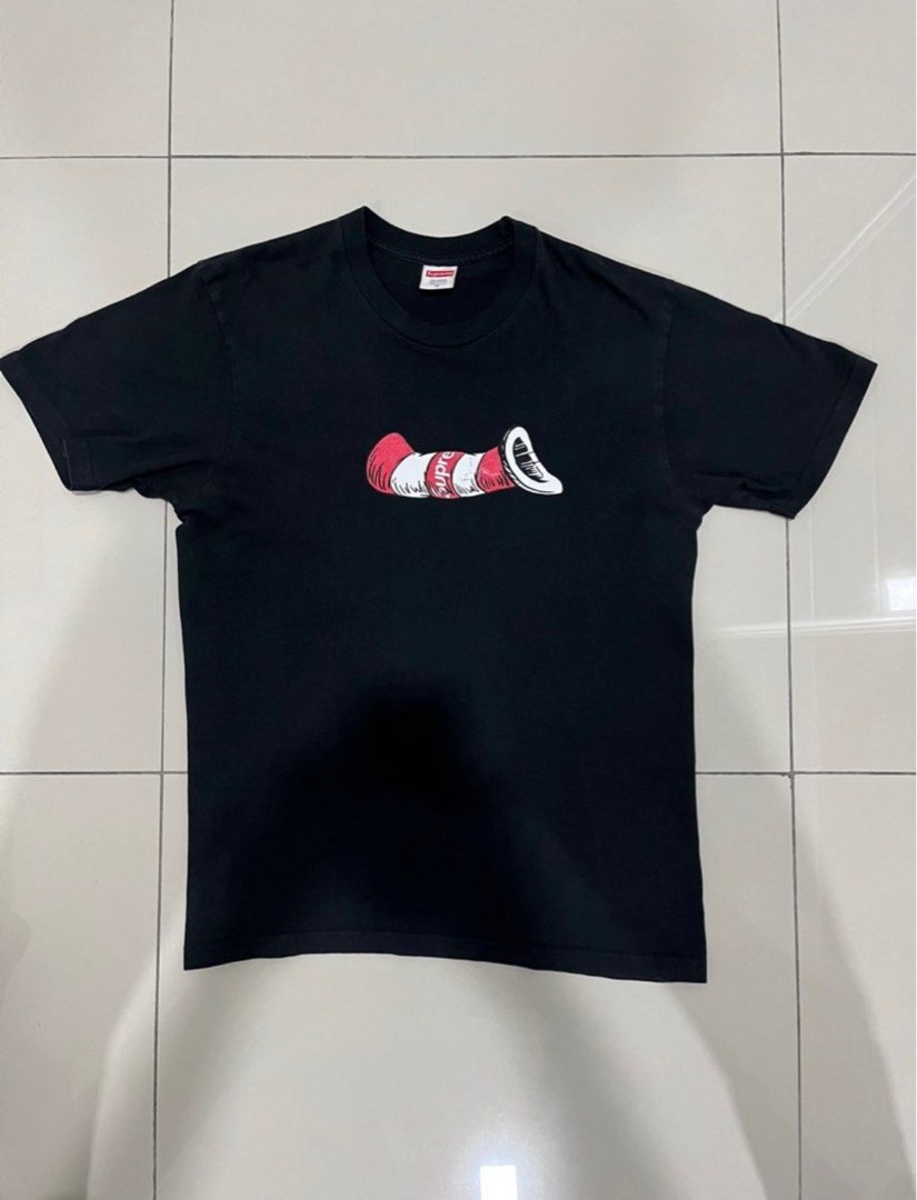 Cat in the hot sale hat shirt supreme