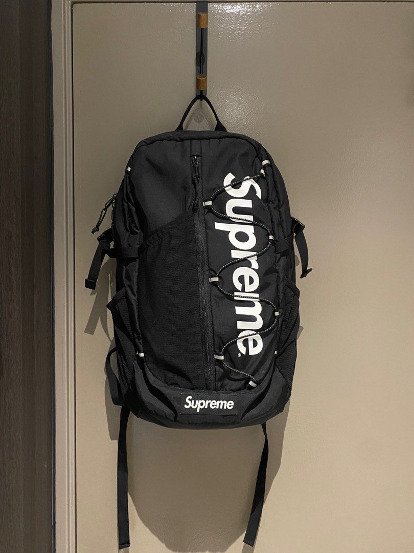 Supreme ss17 black backpack outlet