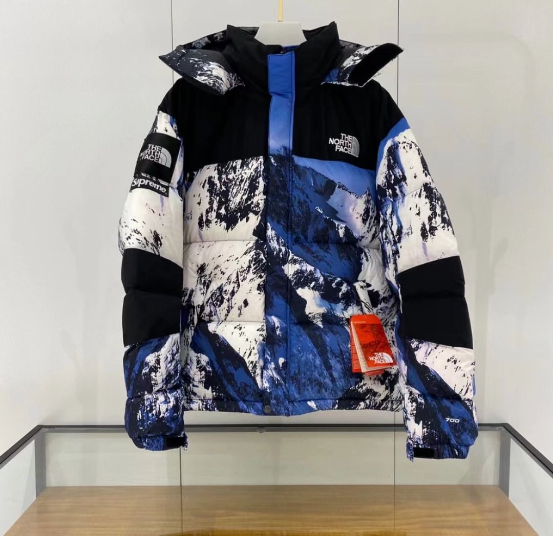 Supreme x THE NORTH FACE 聯名款Mountain Parka 雪山衝鋒衣男女同款藍