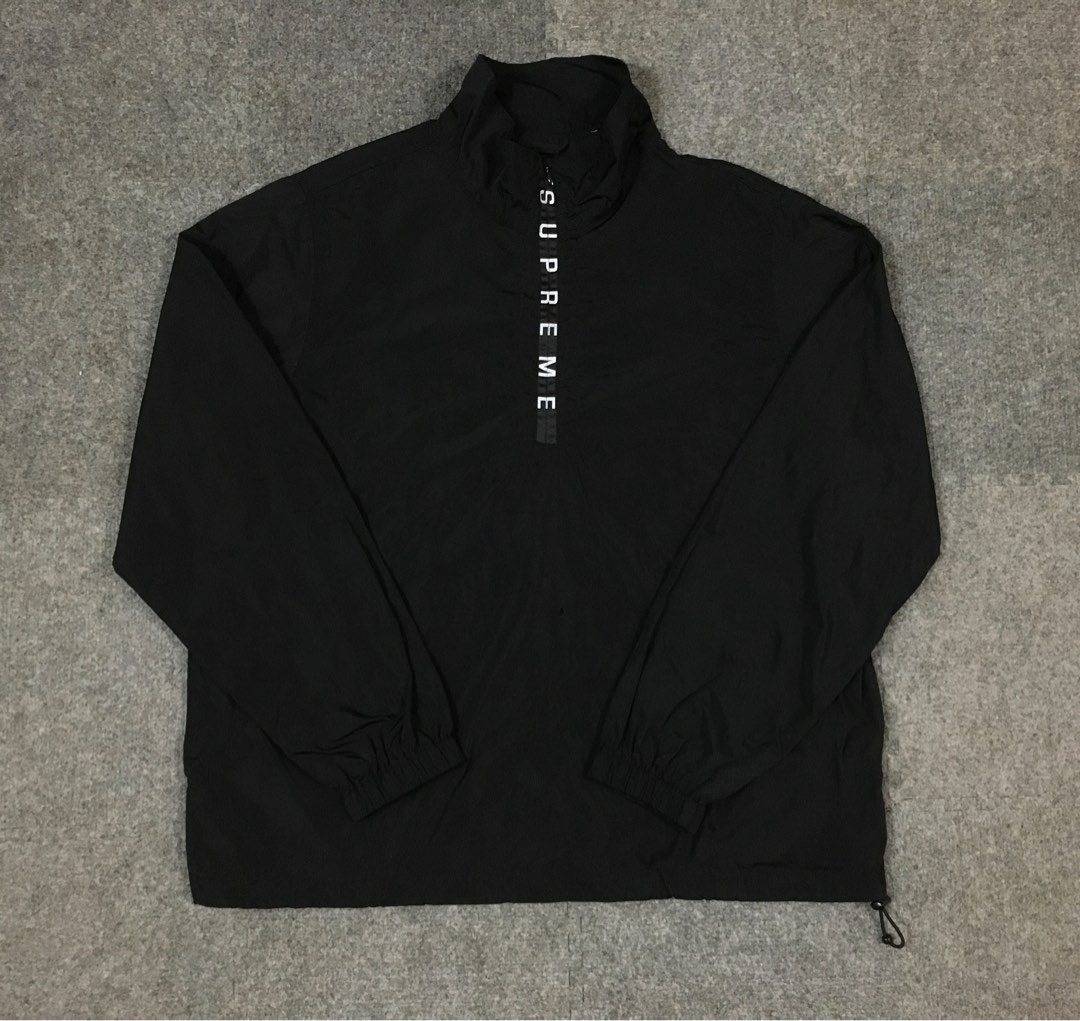 Supreme zip logo pullover top windbreaker