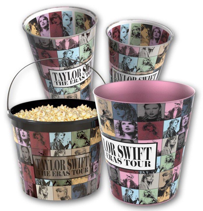 Taylor Swift the eras tour amc movie bundle pop corn bucket and cup, 預購