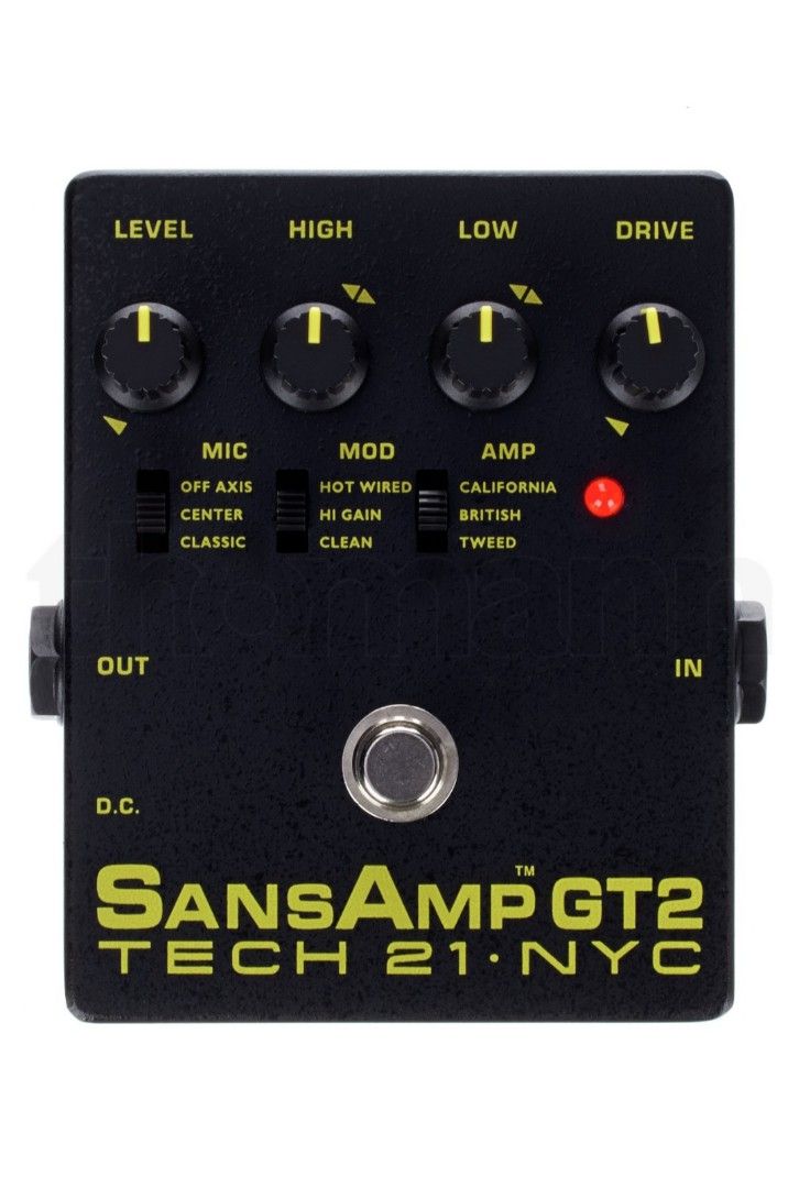 Pedale Effetti Tech 21 California Sansamp, Overdrive Analogico, Usato In Buone Condizioni
