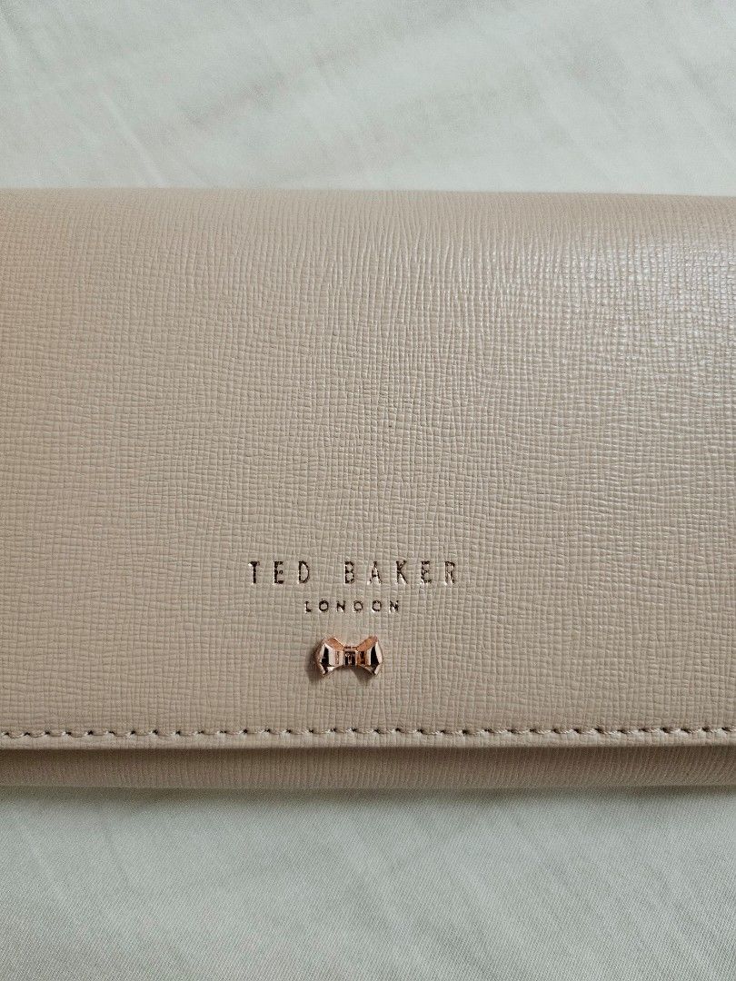 New Ted Baker Earie Rainbow Gusset Leather Crossbody Bag Pink | eBay
