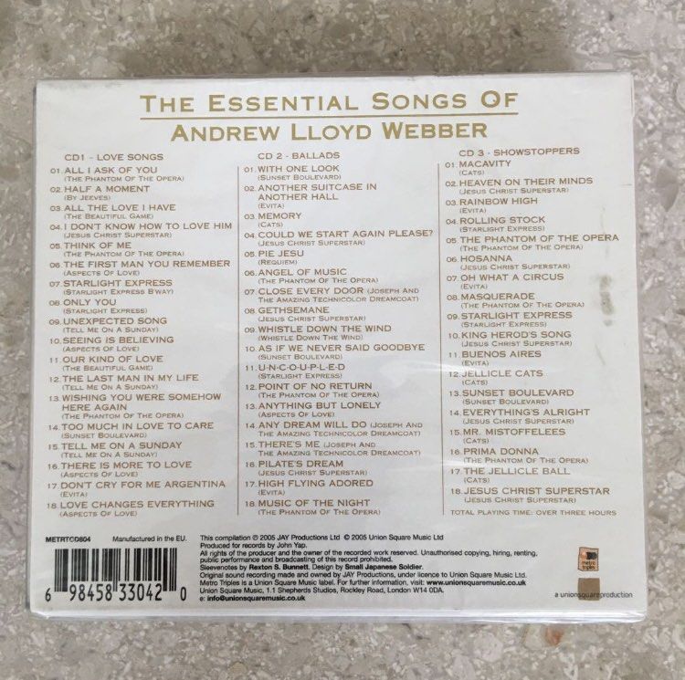 A Tribute To Andrew Lloyd Webber: 50 Most Popular Showstoppers - Compilation By Various Artists | Spotify