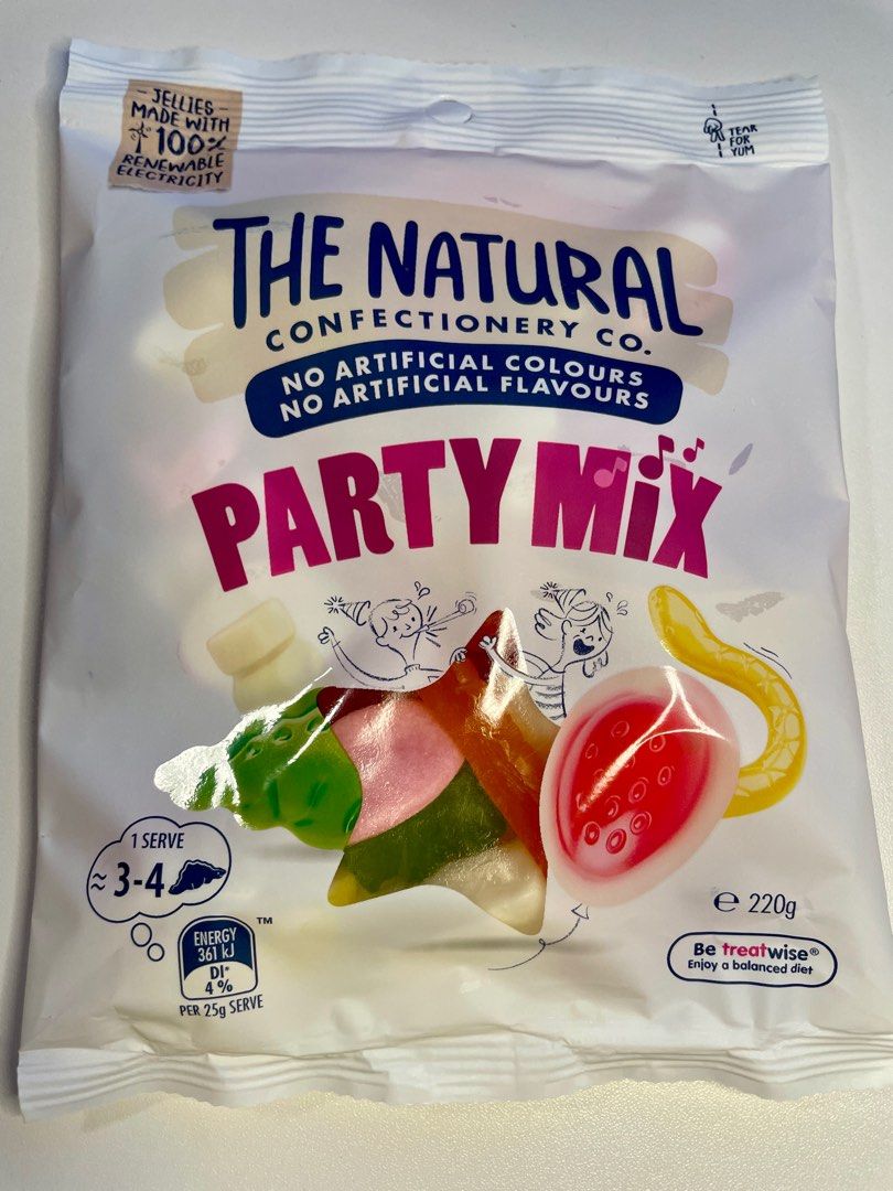 The Natural Confectionery Party Mix (Made in Australia) , 嘢食 & 嘢飲, 包裝