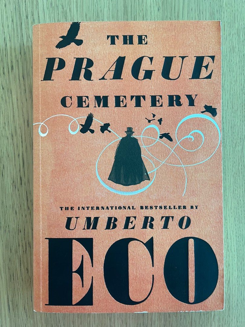 興趣及遊戲,　The　Prague　Cemetery　Eco,　故事書-　by　Umberto　小說　書本　文具,　Carousell