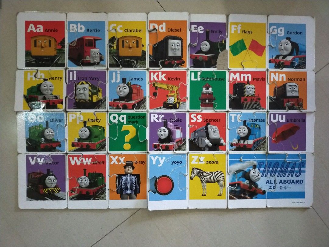 Thomas alphabet puzzle hot sale