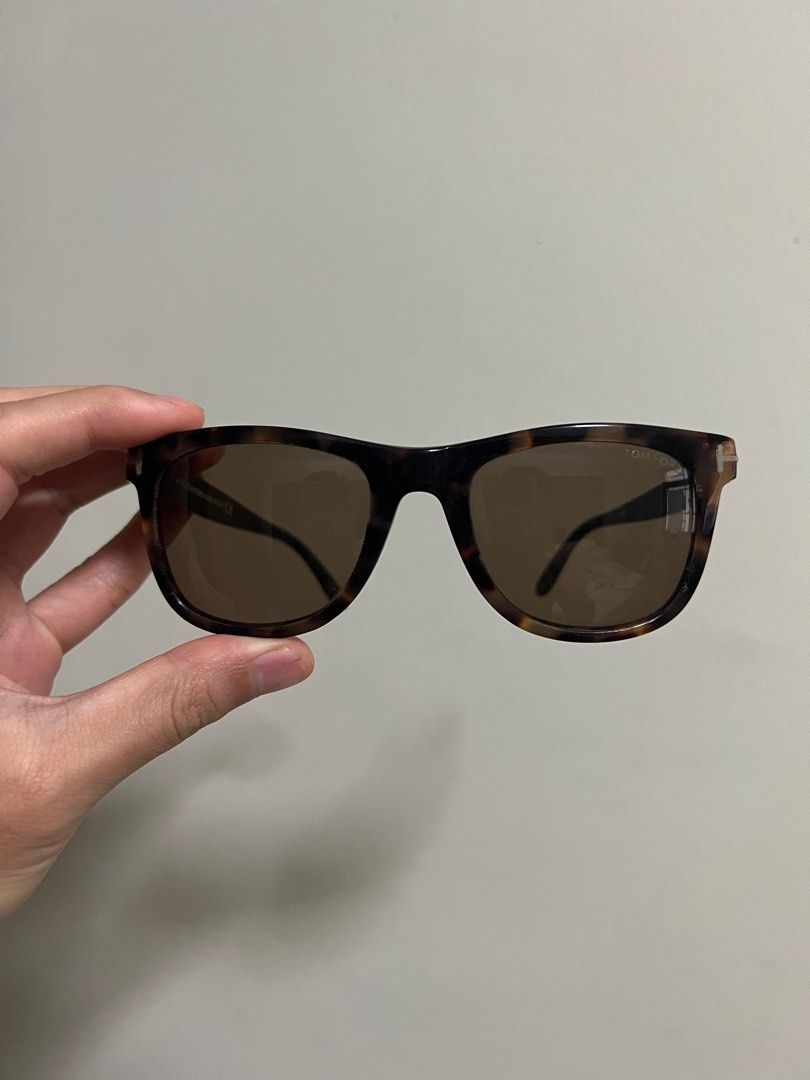 Sunglasses Tom Ford LEO TF 336 FT 52B Dark Havana Gradient 41 OFF