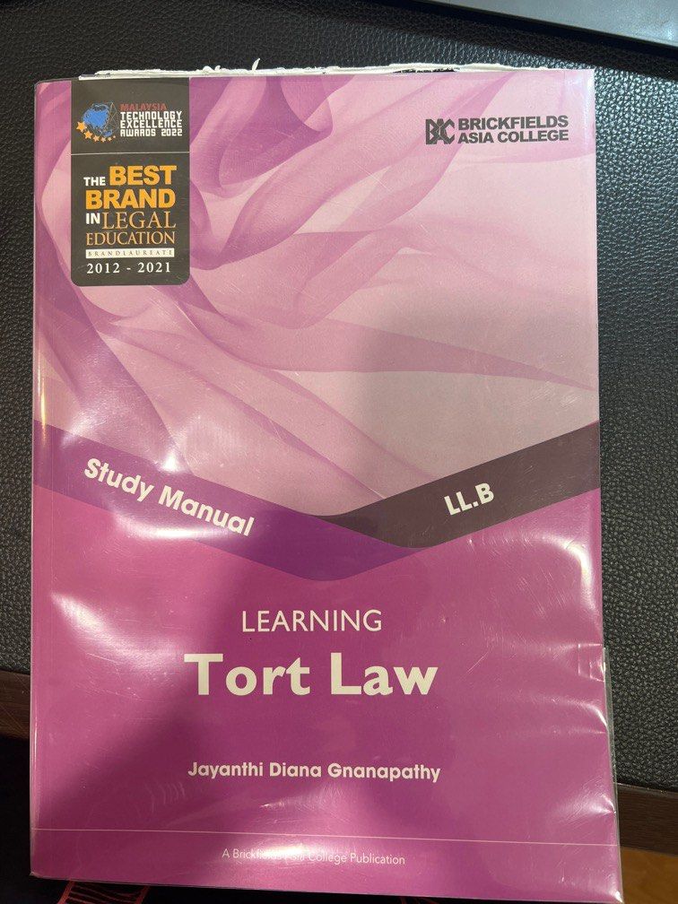 Tort Law Textbook Hobbies Toys Books Magazines Textbooks On tort-law-textbook-hobbies-toys-books-magazines-textbooks-on