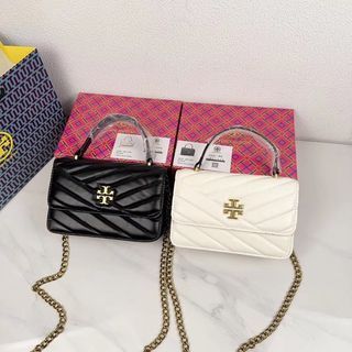  Tory Burch 143364 Geo Logo Black/Grey/White With Gold