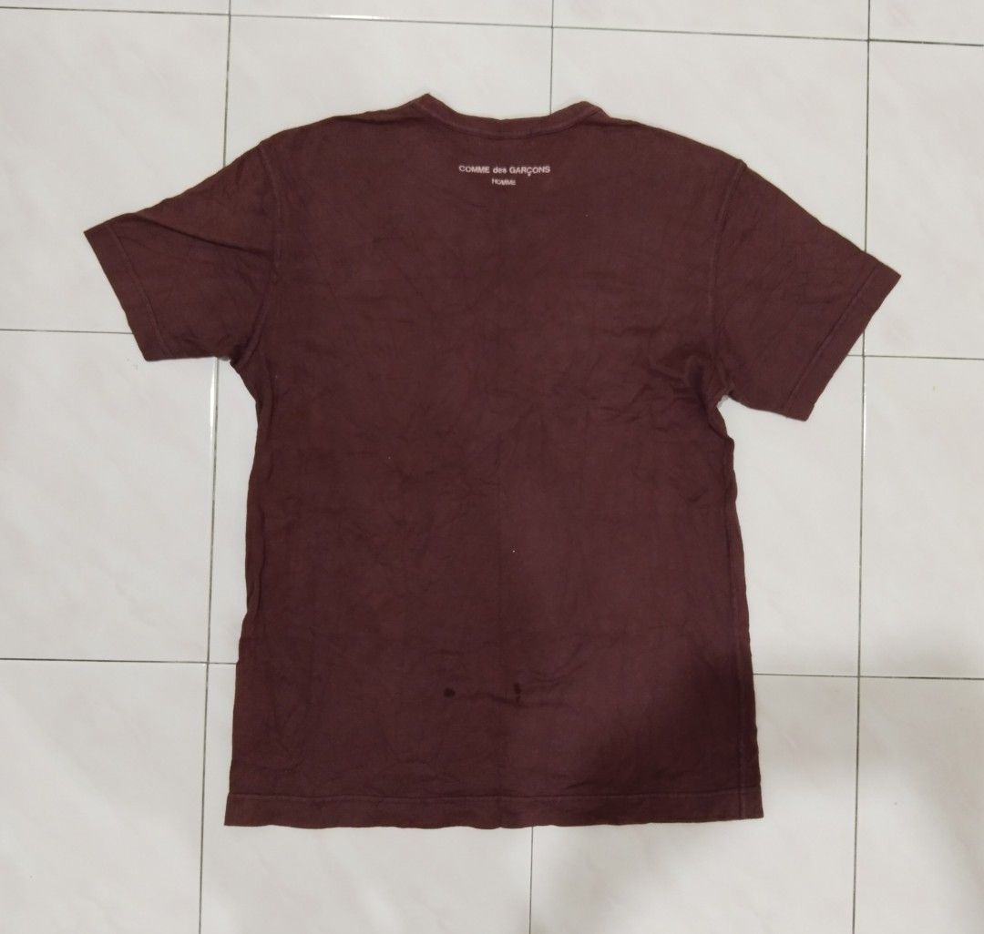 Comme des garçons t shirt marron deals