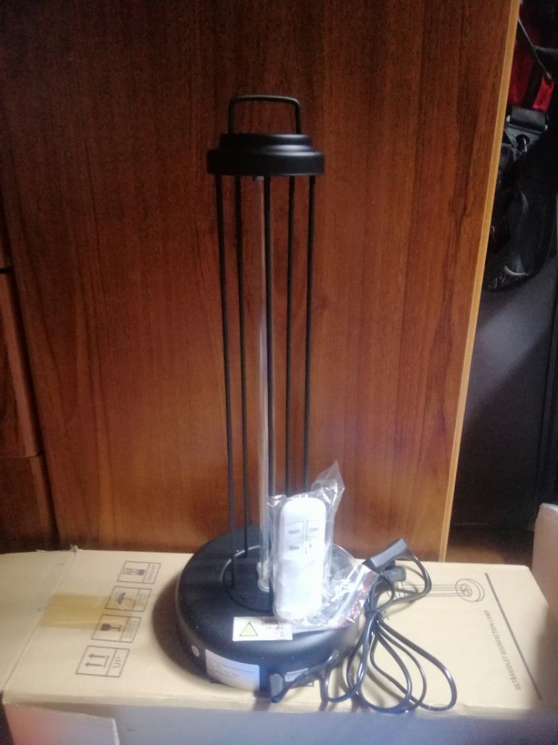 Ultraviolet Disinfection Lamp (Category: Lighting) located in Tanza. Submitted by mmichaela (Listing ID 1261991917, Image 1). Description: Never Used. Just opened to try if it works. Box has hole/tore as seen in the picture. RFS: Decluttering.