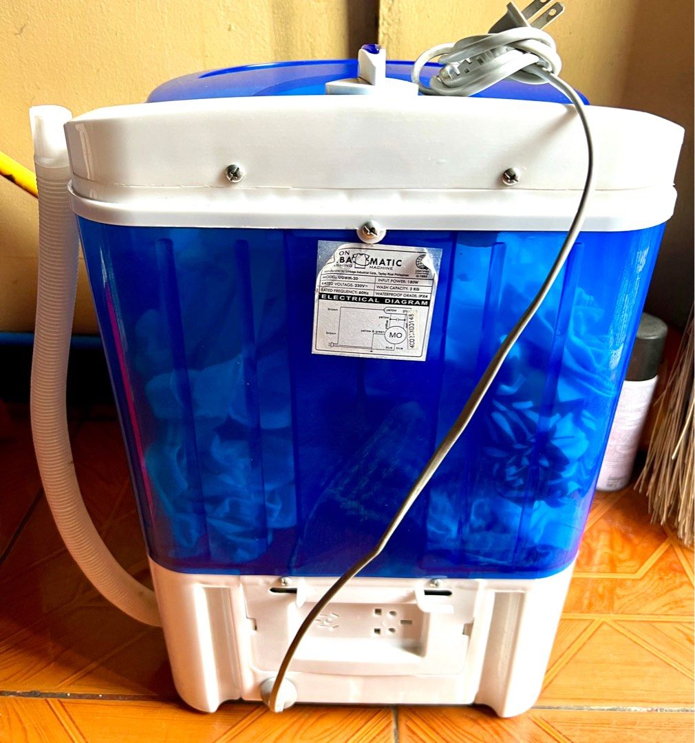 UNION MINI WASHING MACHINE 2.0 KG., TV & Home Appliances, Washing