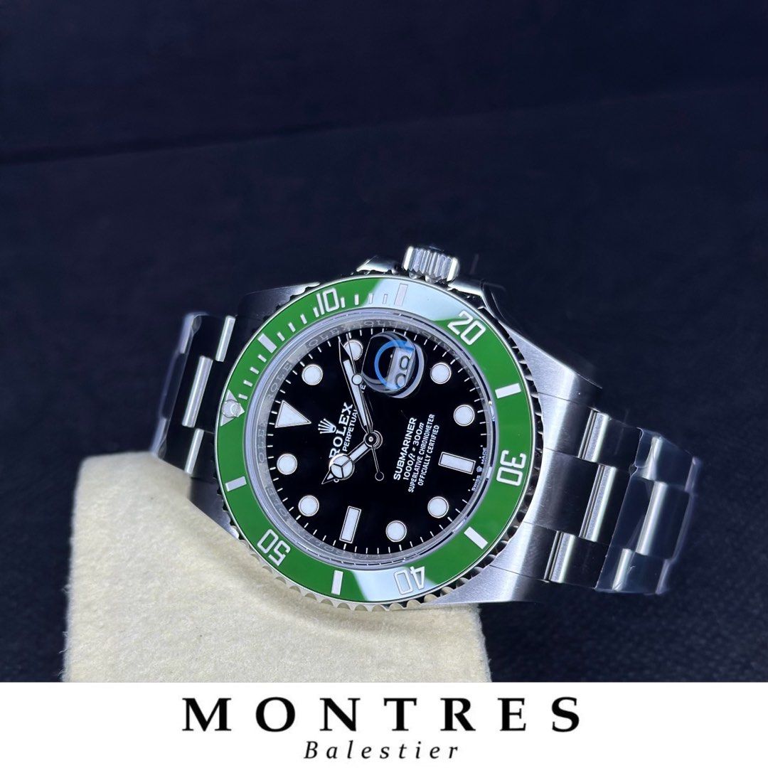 ROLEX SUBMARINER 126610LV 2023 新綠水鬼Mark 2 MK2, 名牌, 手錶