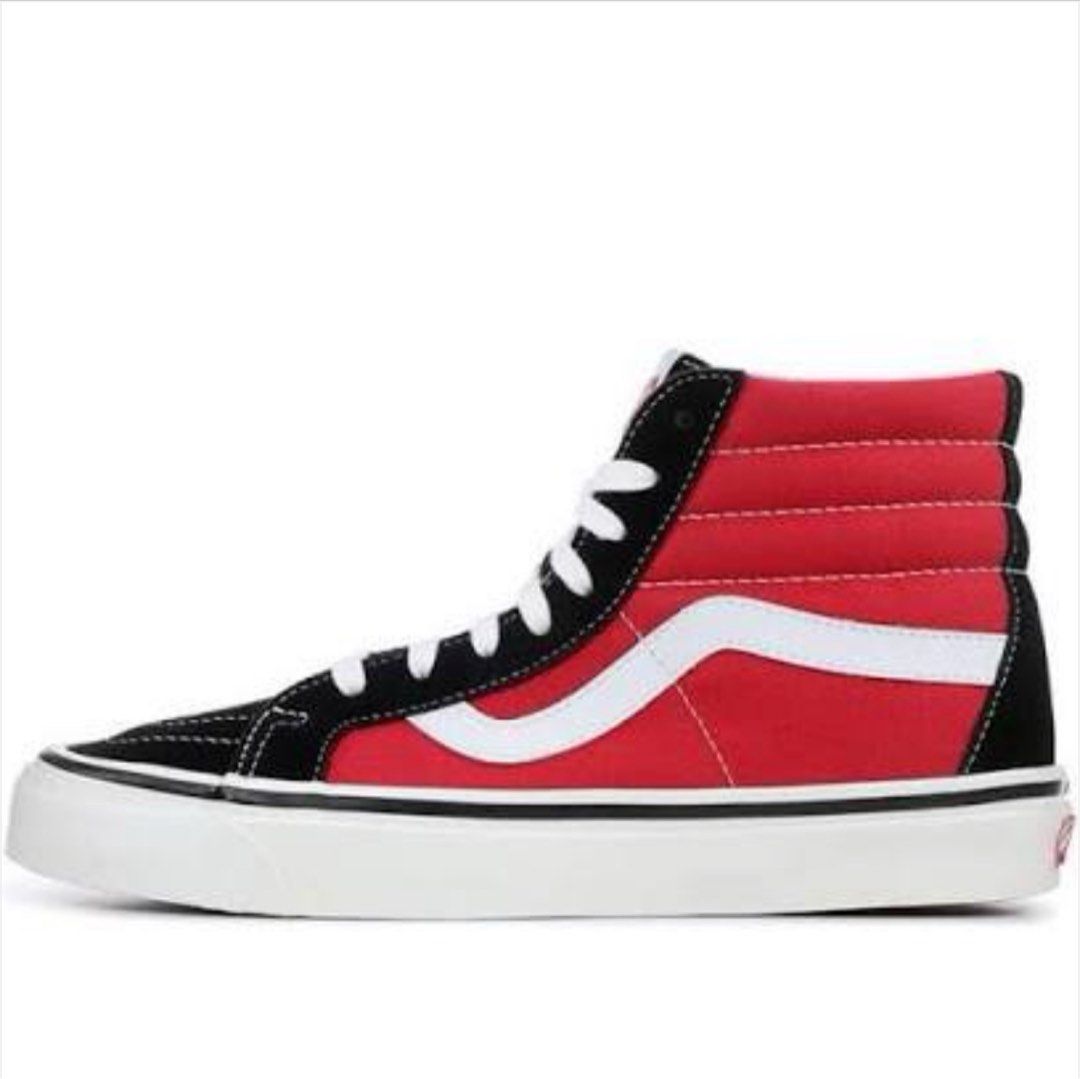 Vans Sk8 Hi red black