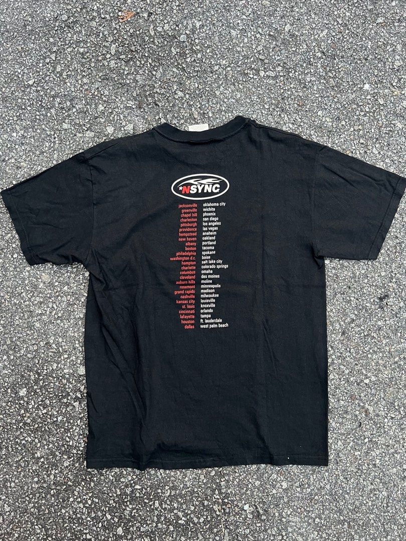 Vintage 1999 Nsync Band Tshirt, Men's Fashion, Tops & Sets, Tshirts