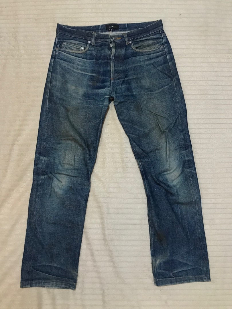 VINTAGE APC MADE IN JAPAN SELVEDGE DISTRESSED JEANS AUTHENTIC, Men's ...