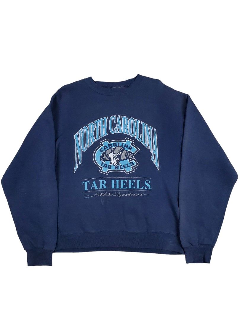 Vintage Carolina Tar Heels Crewneck Men s Fashion Tops Sets