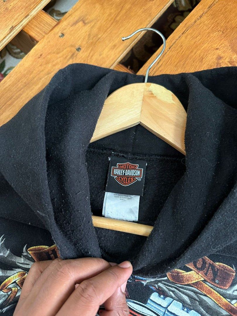 Harley davidson sale cropped hoodie