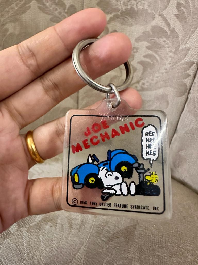 Vintage cheap snoopy keychain