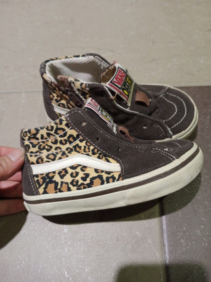 Vans clearance bebe leopard