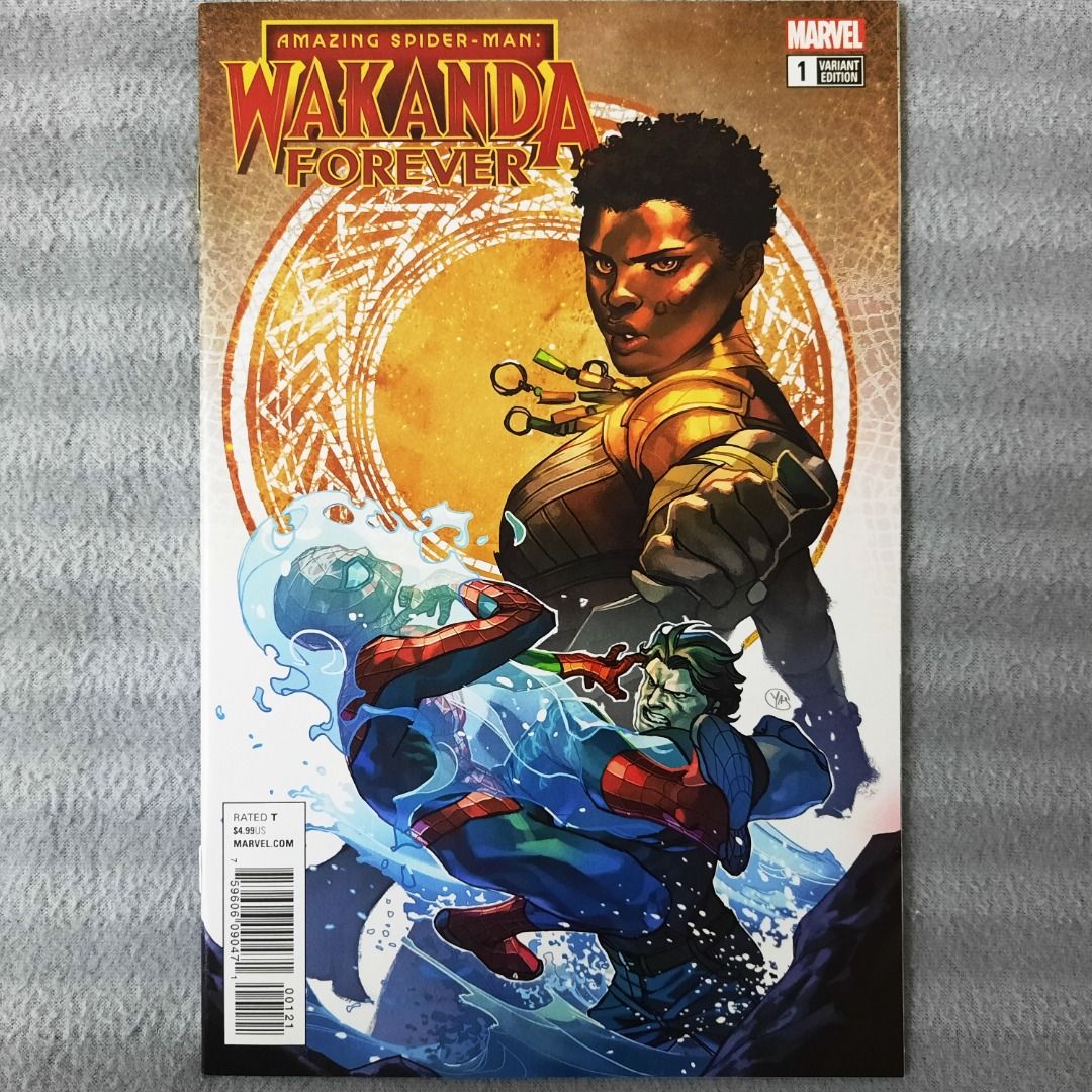 Wakanda Forever 3/3 Yasmin Putri Connecting Cover Variant (Complete Set)  Marvel Comics (Spider-Man, X-Men, Avengers), Hobbies & Toys, Books &  Magazines, Comics & Manga on Carousell