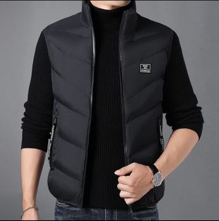 Men shop sleeveless jacket