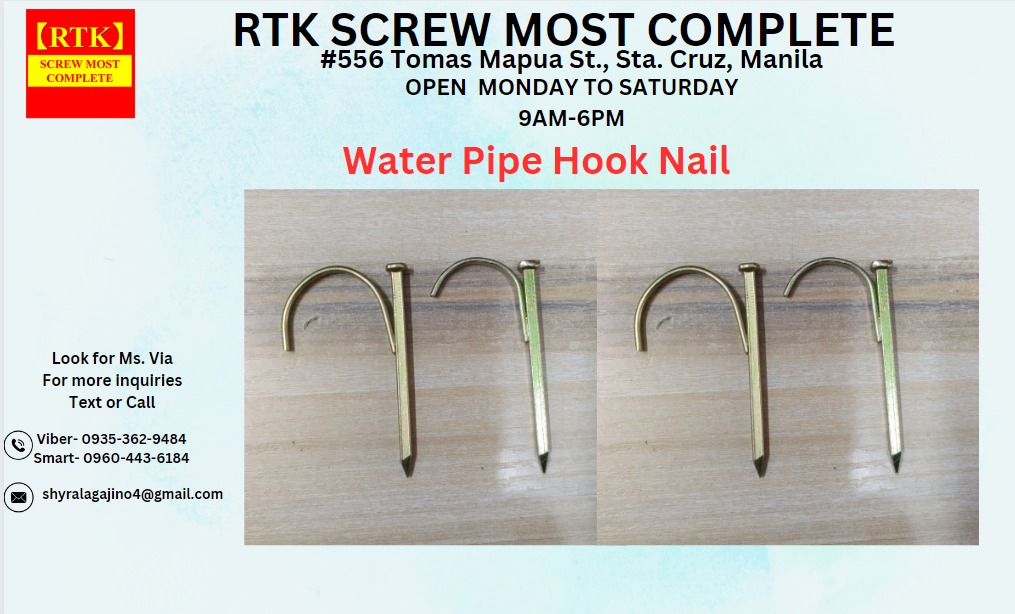 Water Pipe Hook Nail, Commercial & Industrial, Construction Tools