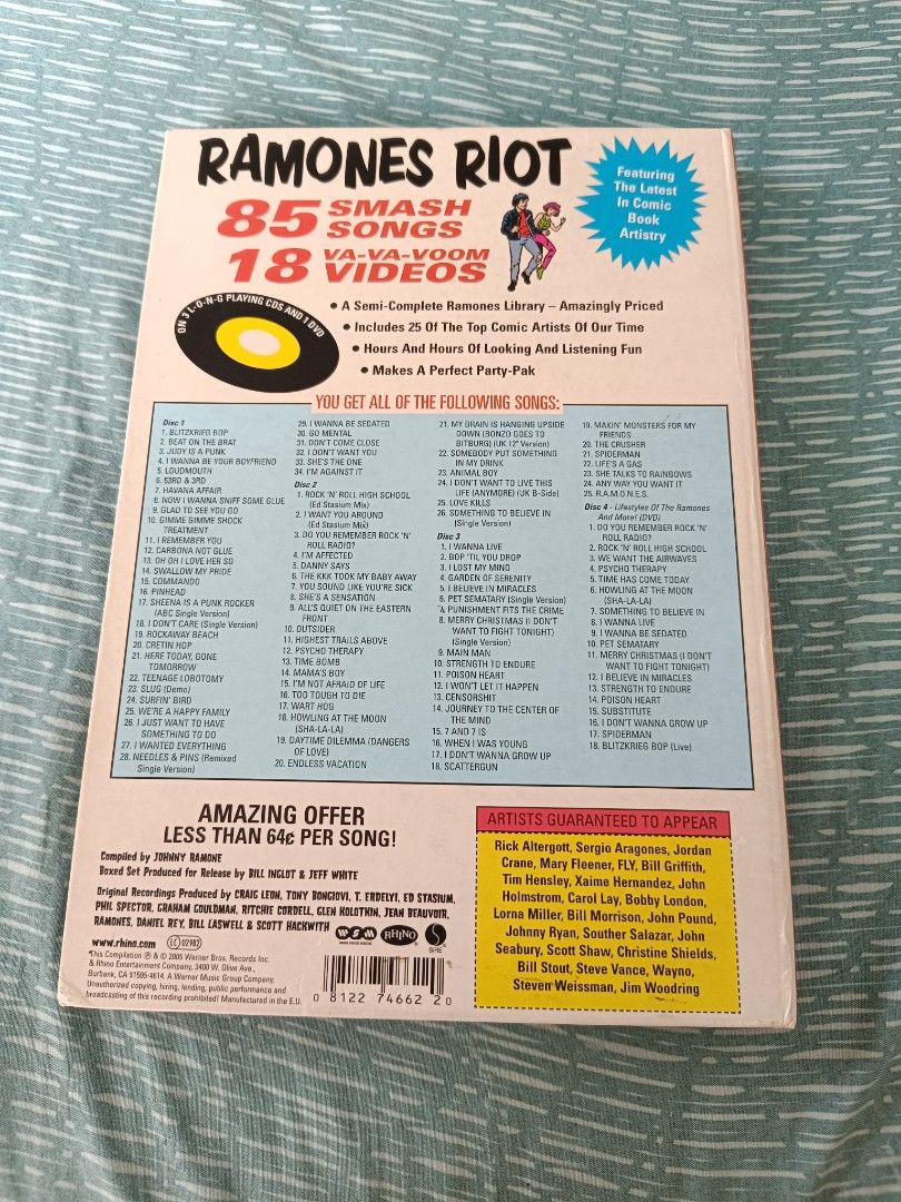 Weird Tales of The Ramones (3CD + 1DVD, Special Edition Comic Book