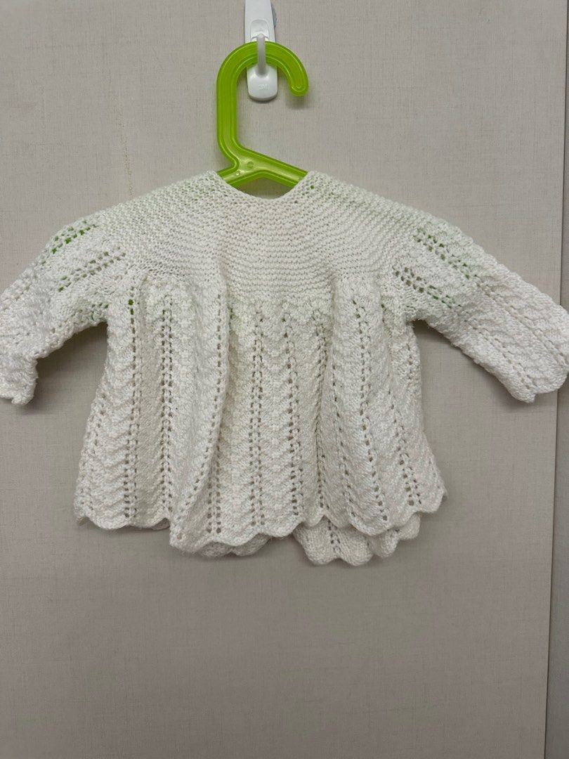 White cheap crochet sweater