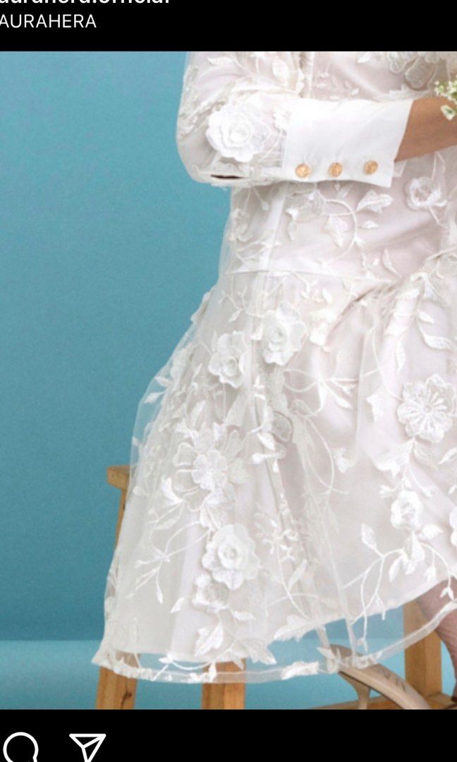 THE WHITE LACE SHIRT DRESS