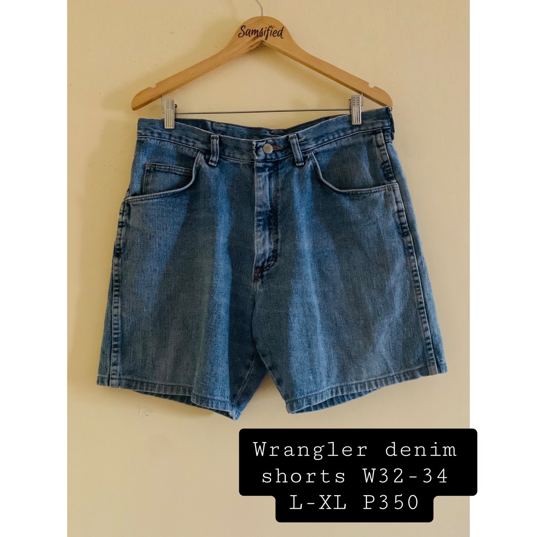 Wrangler denim shorts, Women's Fashion, Bottoms, Shorts on Carousell