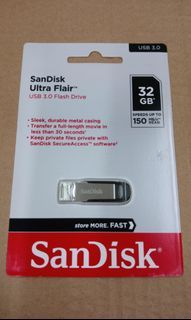 New Arrival SanDisk Ultra Flair USB 3.0 Pen Drive (16GB & 32GB